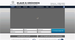 Desktop Screenshot of klaus-krohnen.de