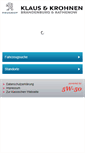 Mobile Screenshot of klaus-krohnen.de
